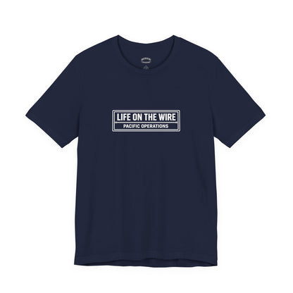 Life on the Wire Tugboat T-Shirt — Built for the Tow Maritime Tee