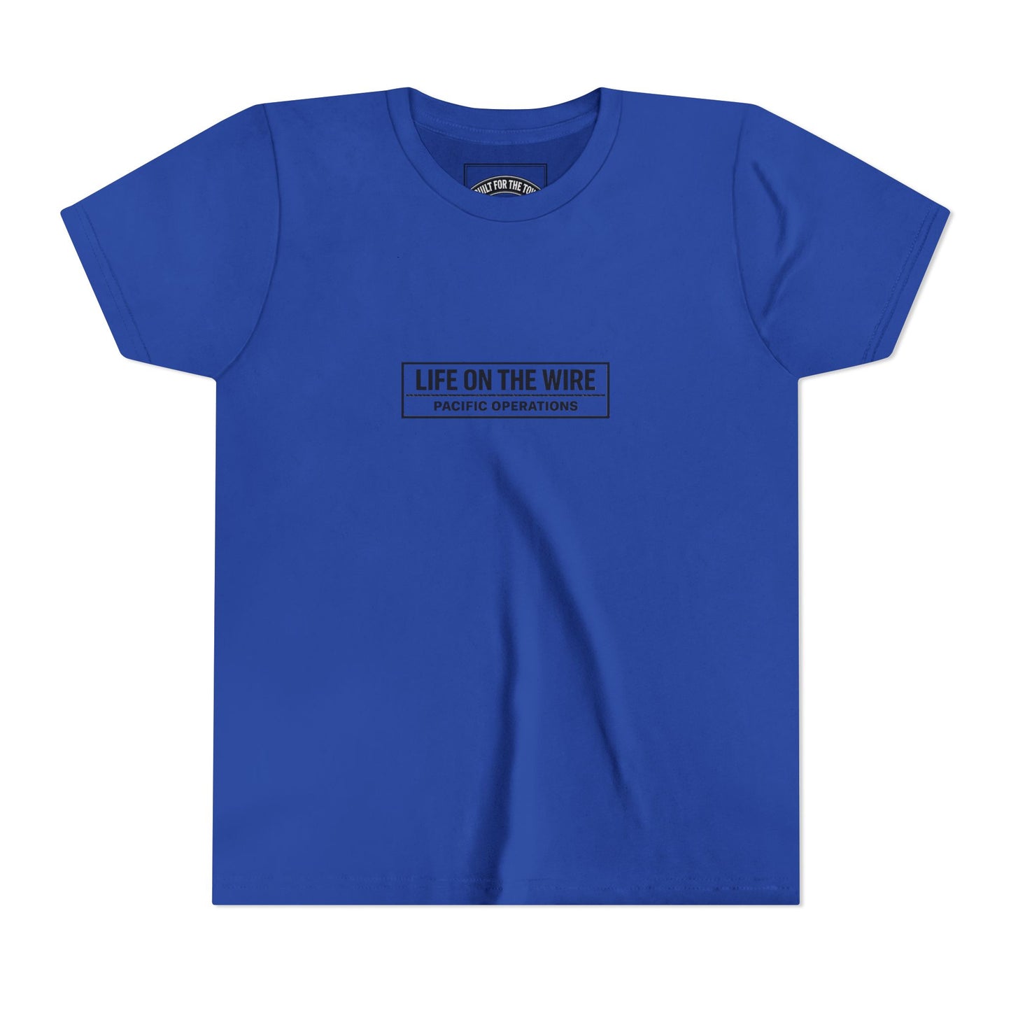 Youth Tee — Life on the Wire Tugboat Graphic