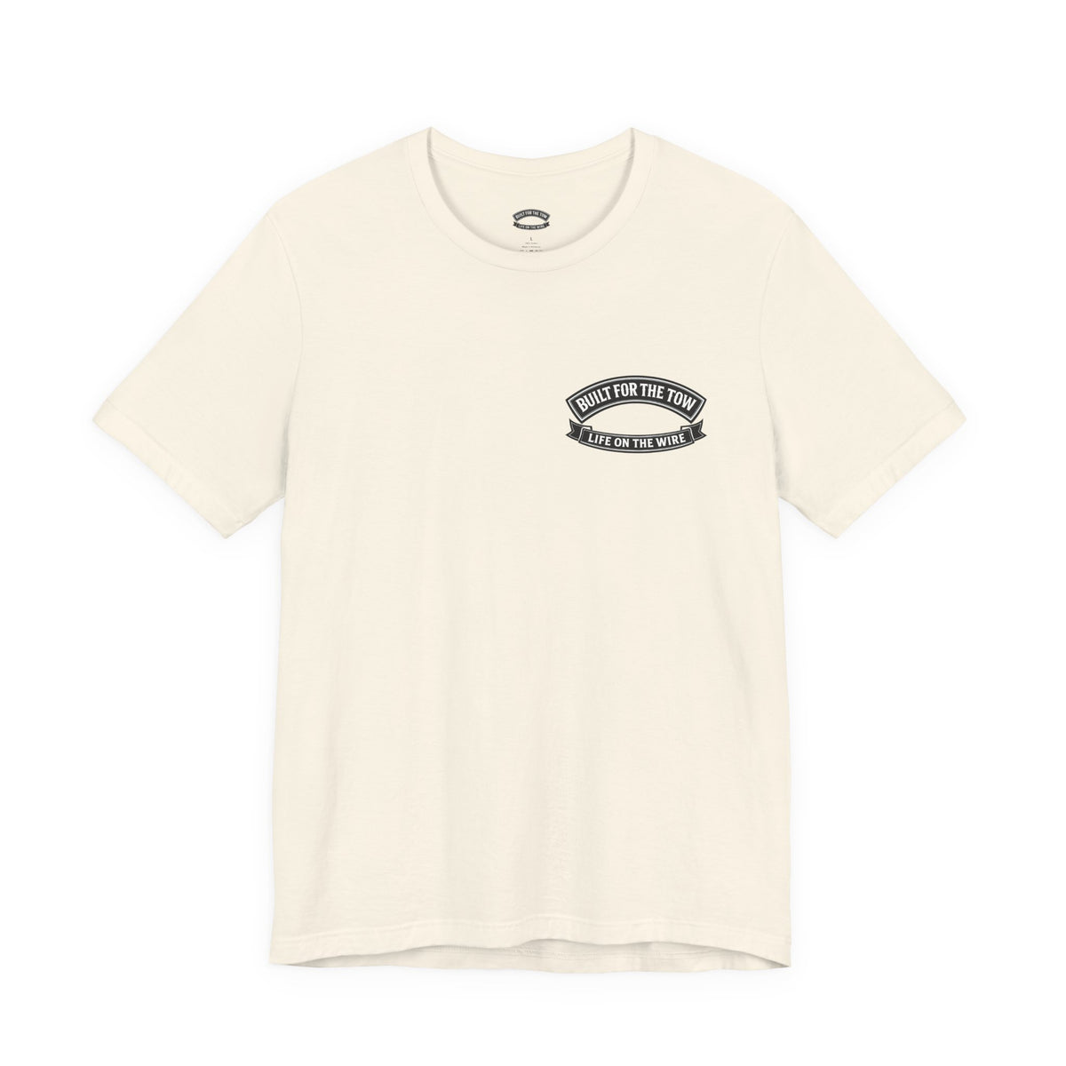Built for the Tow T-Shirt — Tugboat Graphic with 'Built for the Tow' Text