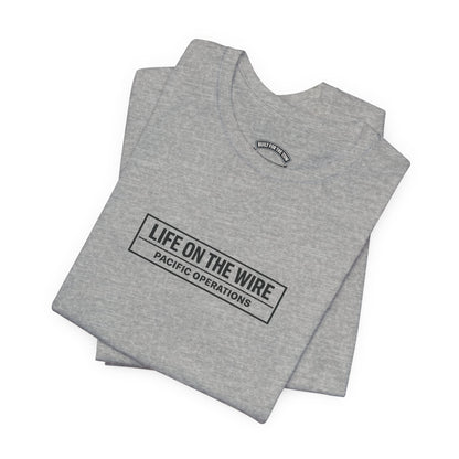 T-Shirt — "Life on the Wire / Built for the Tow" Towboat Crew Tee
