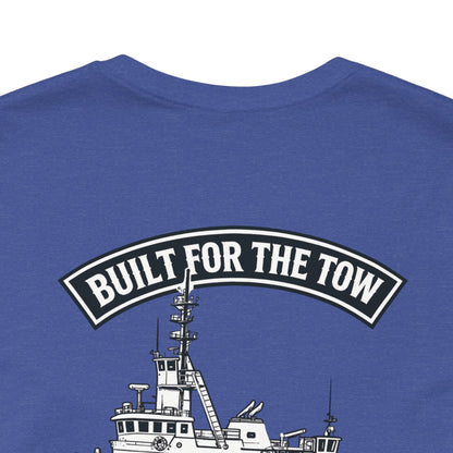 Tugboat Crew T‑Shirt — "Built for the Tow" Marine Crew Tee