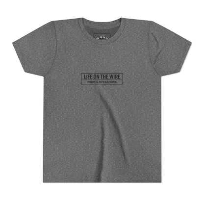 Youth Tee — Life on the Wire Tugboat Graphic