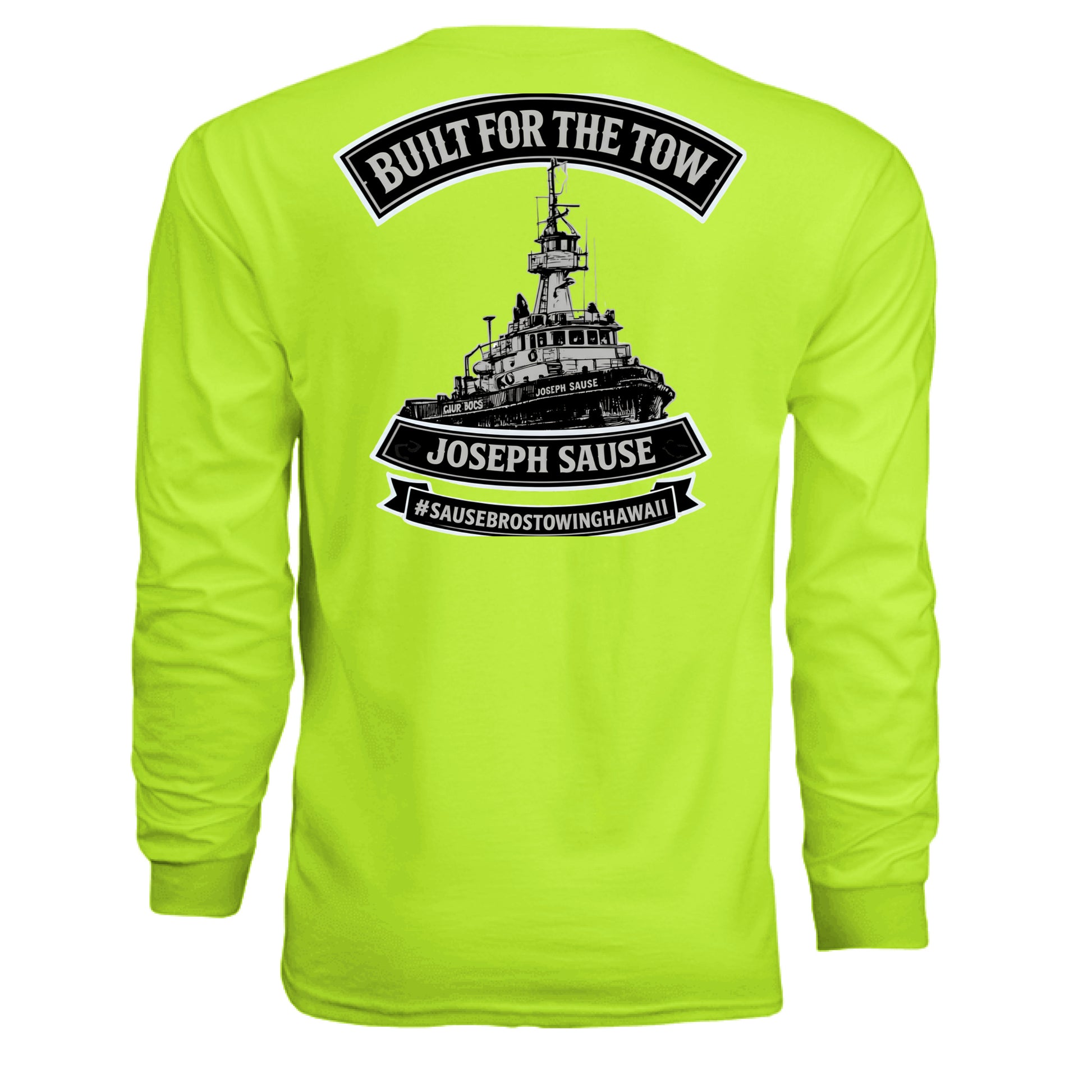 SAFETY YELLOW - BACK