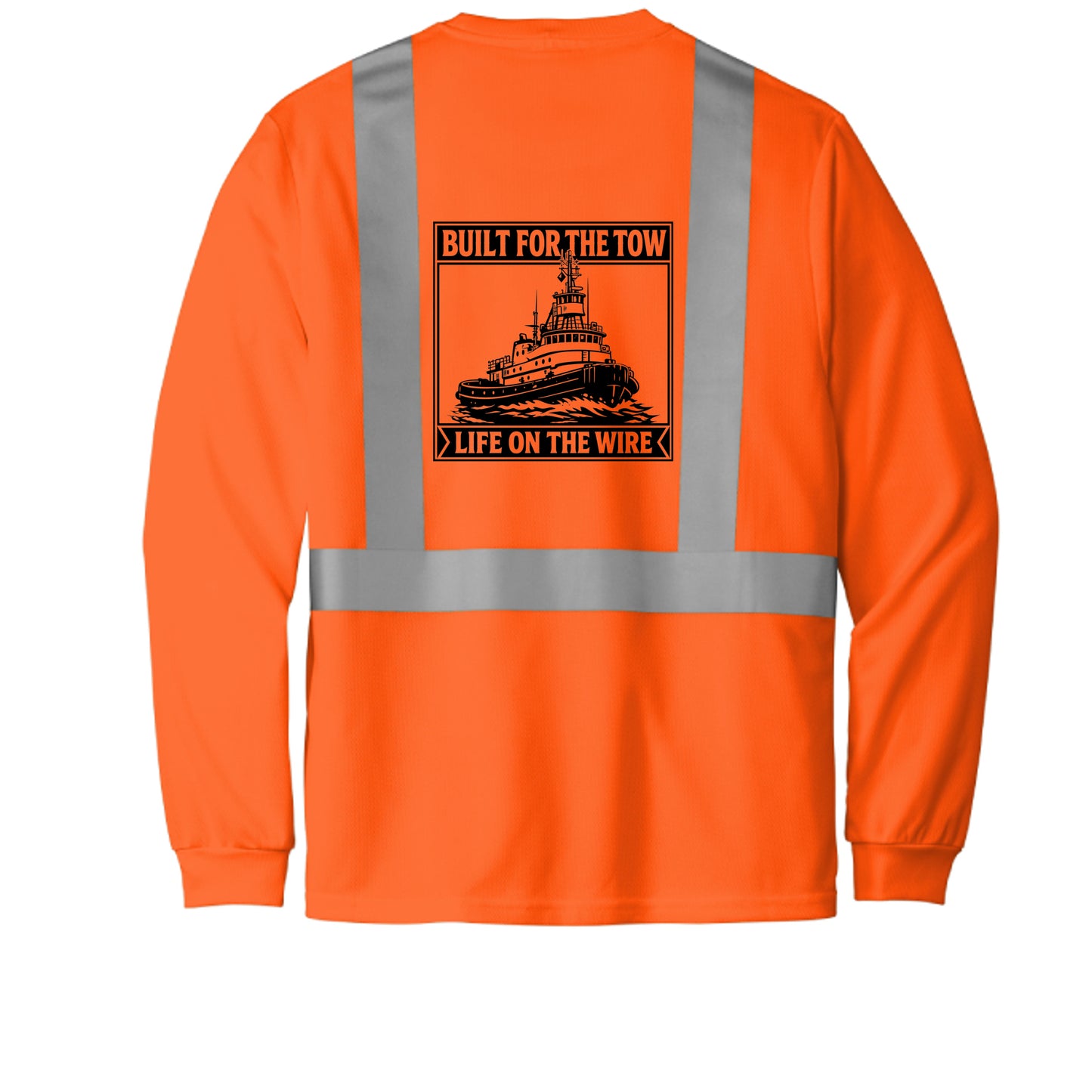 Safety Orange - CS201 - BACK
